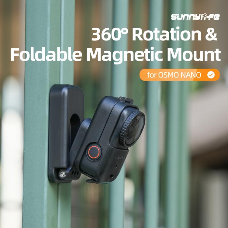 For DJI Osmo Nano Sunnylife Magnetic Mount 360 Degreee Rotation Angles Adjustable Tabletop Base Bracket