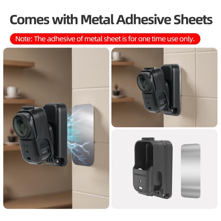 For DJI Osmo Nano Sunnylife Magnetic Mount 360 Degreee Rotation Angles Adjustable Tabletop Base Bracket