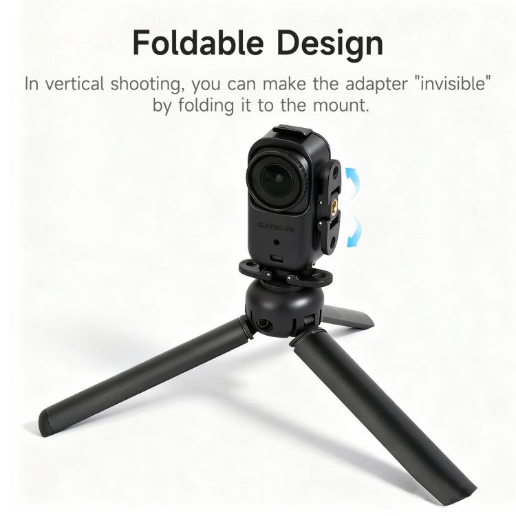 For DJI Osmo Nano Sunnylife Foldable Vertical-Horizontal Adapter Mount Protective Frame Mounting Brackets Housing Cover