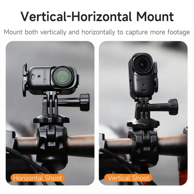 For DJI Osmo Nano Sunnylife Foldable Vertical-Horizontal Adapter Mount Protective Frame Mounting Brackets Housing Cover