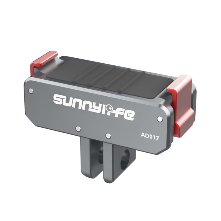 Sunnylife Metal Magnetic Quick Release Adapter Mount Foldable Cam Stand 1/4 Adapter For DJI Osmo Nano / Osmo 360 / Action 5 Pro / 4 / 3