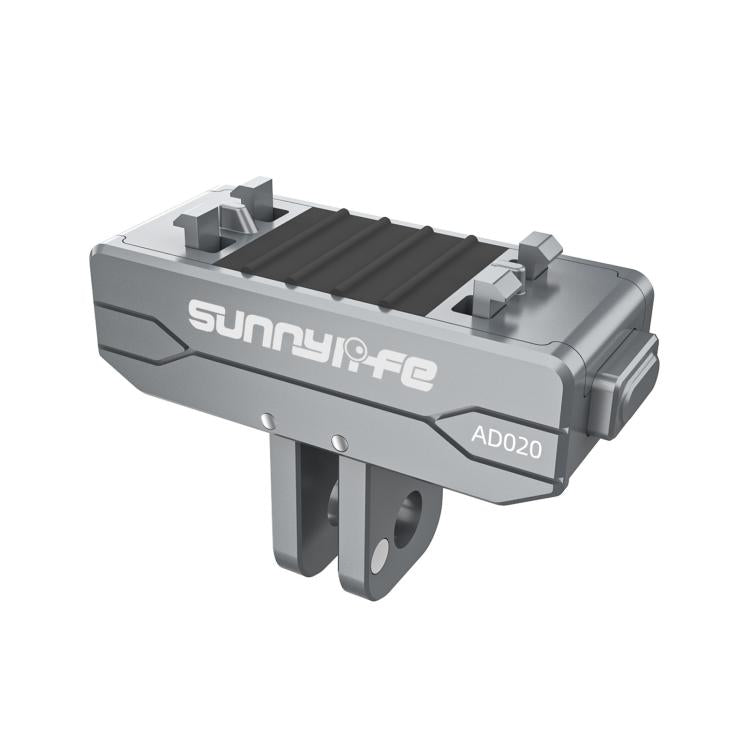 Sunnylife Metal Magnetic Quick Release Adapter Mount Action Camera Foldable Cam Stand 1/4 Adapter for Insta360 X5 / Ace / Ace Pro 2 / 1