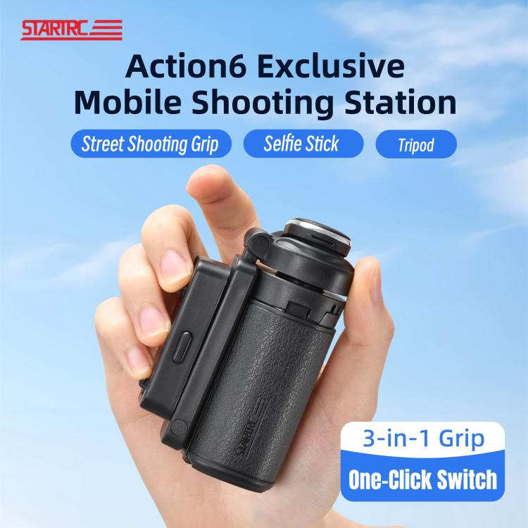 STARTRC 3-in-1 Action Camera Grip with Remote Tripod Stand