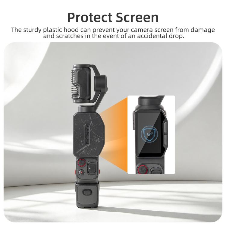 For Insta360 Luna Ultra Sunnylife Magnetic Screen Sun Hood Guard Foldable Screen Monitor Cover Protector, For Insta360 Luna Ultra