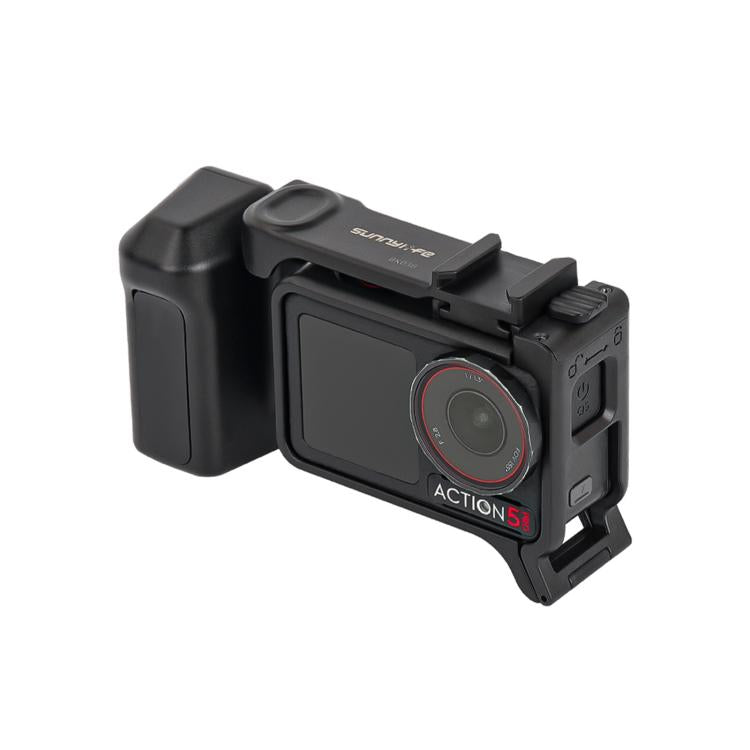 Sunnylife Street Photography Handle Ergonomic Hand Grip Quick Release Shutter Handle For DJI Action 5 Pro / 4 / 3