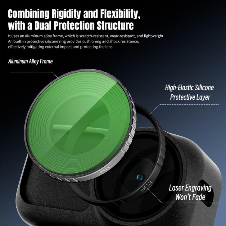 For DJI Osmo Nano STARTRC Black Mist 1/4 Camera Lens Filter, Black Mist 1/4