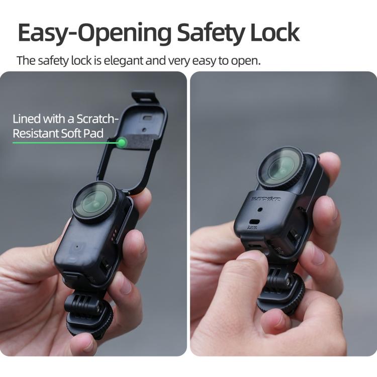 For DJI Osmo Nano 360 Rotation Adjustable Cold Shoe Vertical-Horizontal Adapter Mount Protective Frame Mounting Brackets Housing Cover, For DJI Osmo Nano