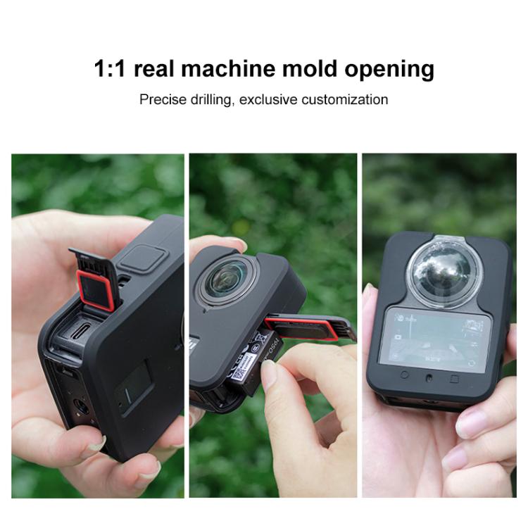 For DJI Osmo 360 Anti-Scratch Shockproof Full Body Silicone Protective Cover