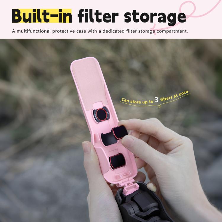 For DJI Osmo Pocket 3 STARTRC Storage Box Protective Case with Lanyard