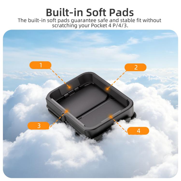 Sunnylife Screen Sun Hood Guard Screen Monitor Cover Protector For DJI Osmo Pocket 4P / 4 / 3