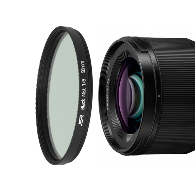 JSR Black Mist Filter Camera Lens Filter, 37mm, 43mm, 46mm, 49mm, 52mm, 55mm, 58mm, 62mm, 67mm, 72mm, 77mm, 82mm