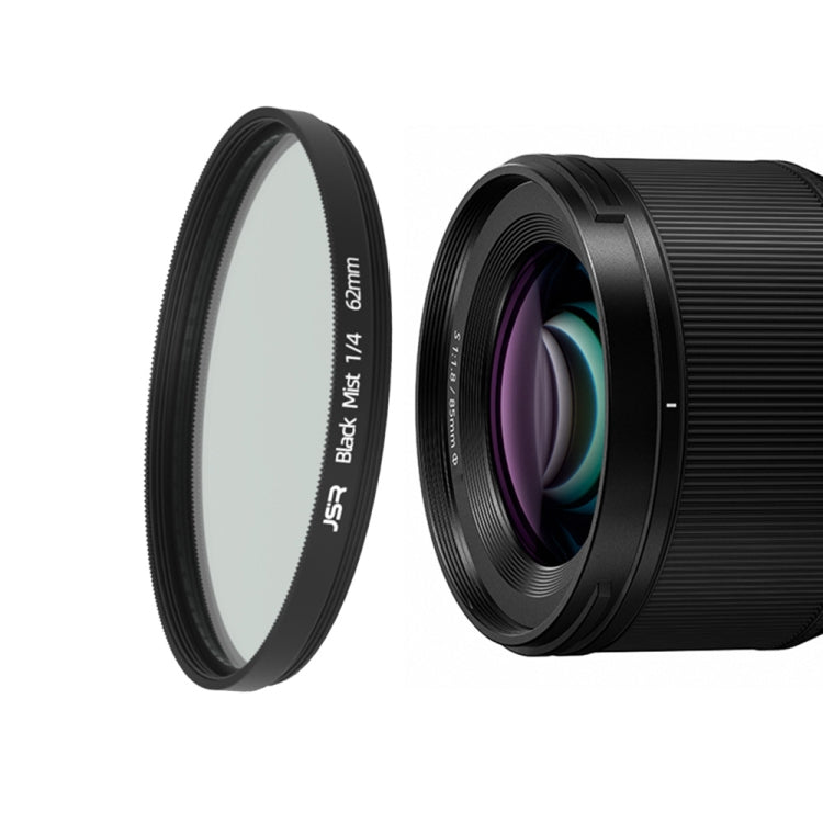 JSR Black Mist Filter Camera Lens Filter, 37mm, 43mm, 46mm, 49mm, 52mm, 55mm, 58mm, 62mm, 67mm, 72mm, 77mm, 82mm
