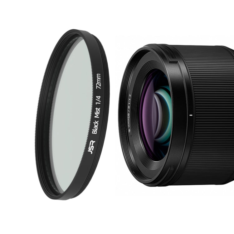 JSR Black Mist Filter Camera Lens Filter, 37mm, 43mm, 46mm, 49mm, 52mm, 55mm, 58mm, 62mm, 67mm, 72mm, 77mm, 82mm