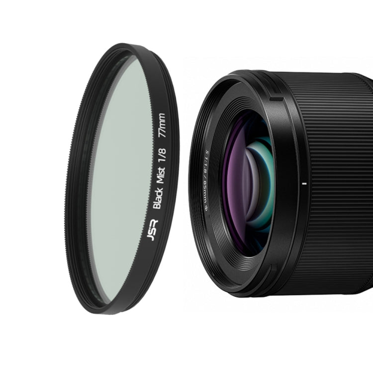 JSR Black Mist Filter Camera Lens Filter, 37mm, 43mm, 46mm, 49mm, 52mm, 55mm, 58mm, 62mm, 67mm, 72mm, 77mm, 82mm