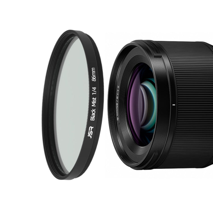 JSR Black Mist Filter Camera Lens Filter, 86mm
