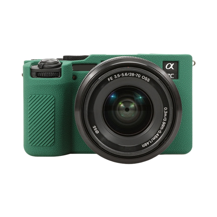 Litchi Texture Soft Silicone Protective Case, For Sony ILCE-6700 / A6700, For Sony ILCE-7CM2 / A7C II / A7CR