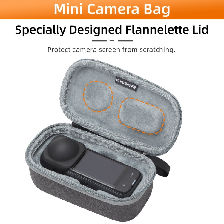 For Insta360 X4 / X5 Sunnylife Carrying Case Handbag, X4-B812 Mini Camera Bag, X4-B816 Combo Bag