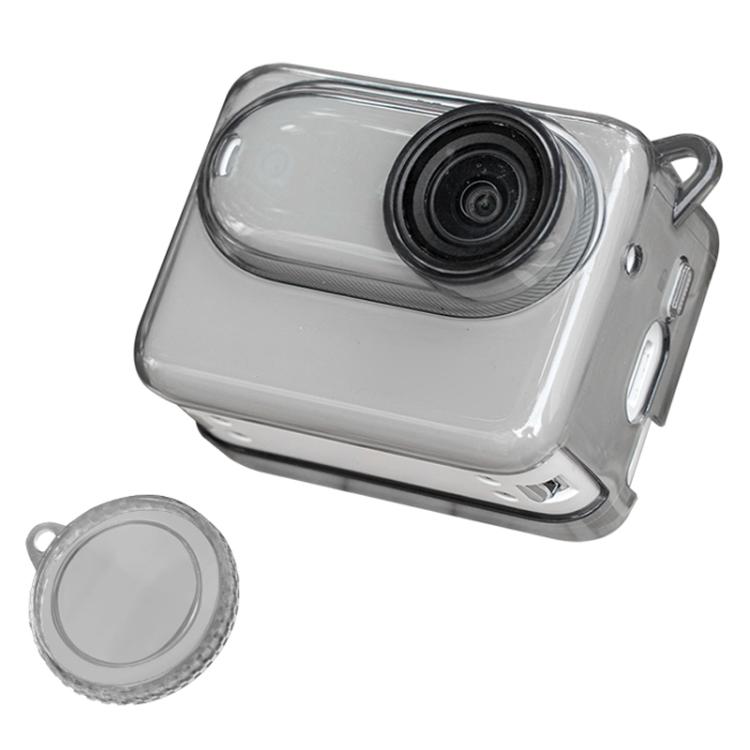 Body Soft TPU Protective Case with Lens Cover, For Insta360 Ace / Ace Pro / Pro 2, For Insta360 GO 3S