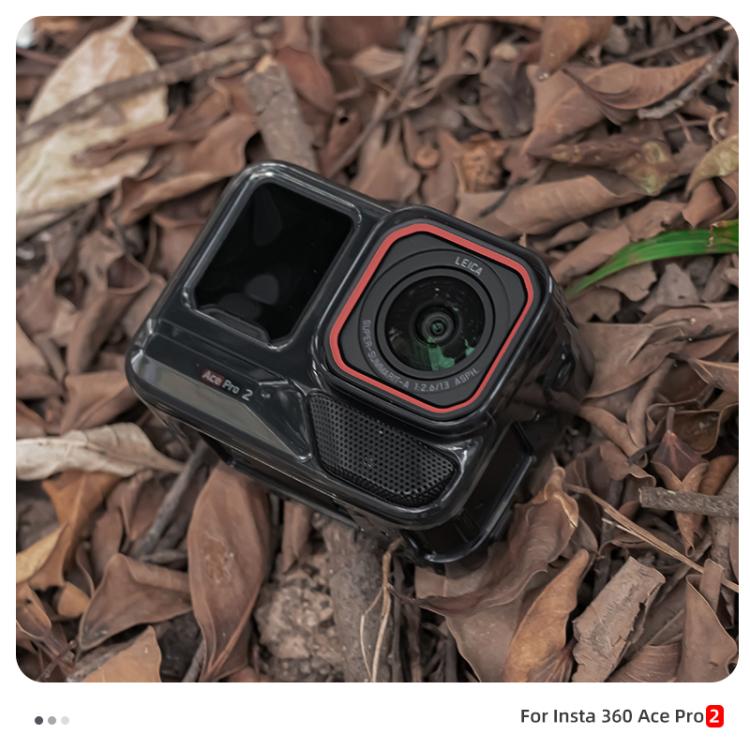 Body Soft TPU Protective Case with Lens Cover, For Insta360 Ace / Ace Pro / Pro 2, For Insta360 GO 3S