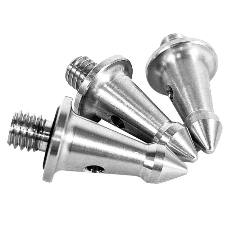 BEXIN LS002 Stainless Steel Tripod Spikes with 3/8 Screw for DSLR Tripods and Monopods
