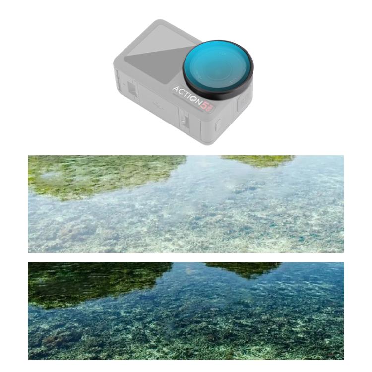 For DJI Action 5 Pro Camera Lens Filter, CPL, ND8, ND16, ND32, ND64, UV, Diffusion 1/4, ND8PL, ND16PL, ND32PL, ND64PL