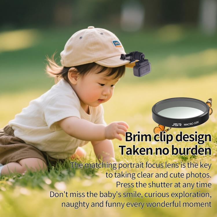 For DJI Osmo Nano 10X Macro Lens Filter, Single Filter, Macro + Mini Tripod