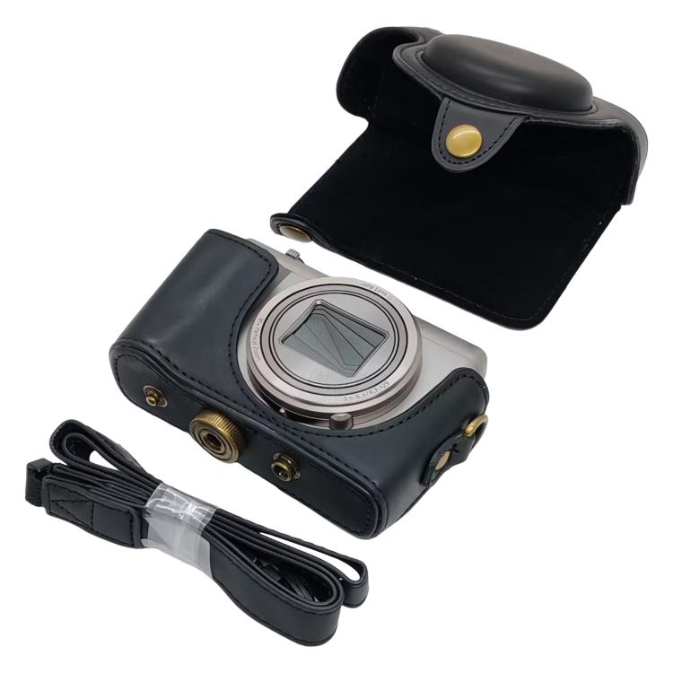 Retro Leather Full Body Camera Cover Bag with Strap, For Sony DSC-HX30 / HX50 / HX60