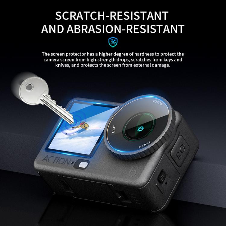 STARTRC 3 in 1 Lens Protector Front and Rear Screen Tempered Glass Films