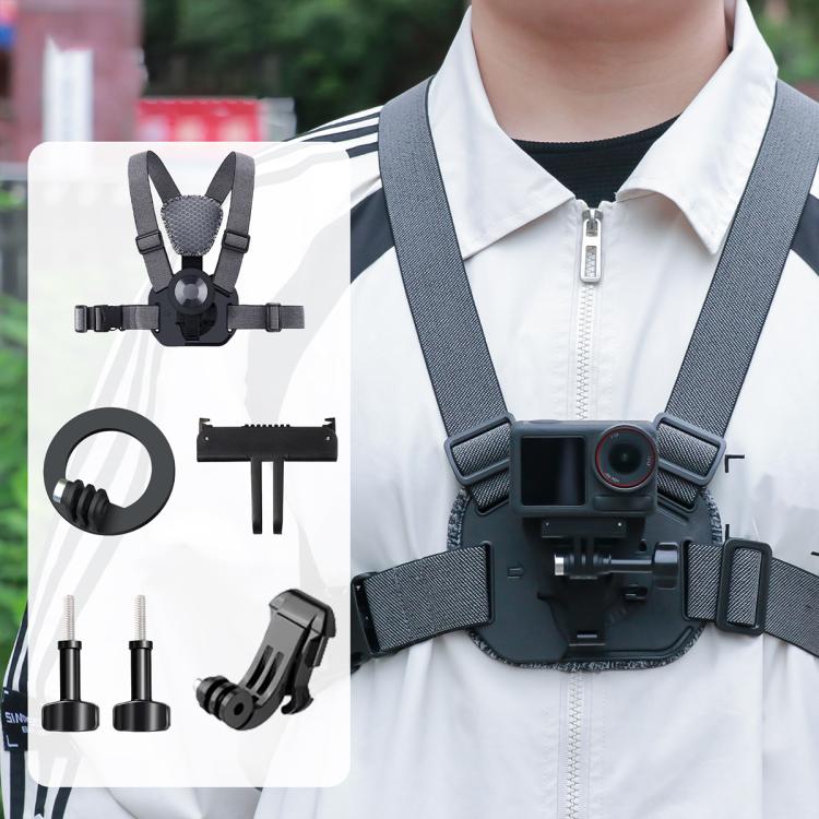 Vest-style Photography Chest Strap Body Mount Belt with Mount & Screw