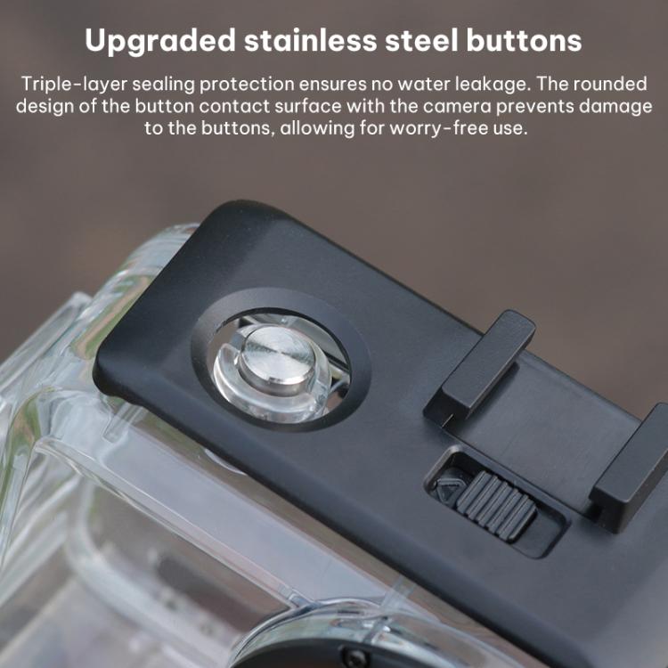 60m Underwater Waterproof Sealed Diving Shell, For DJI Osmo Action 6 60m Underwater