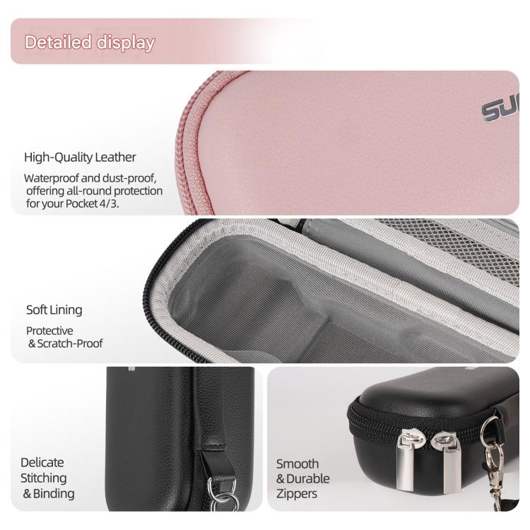 Sunnylife Colorful Protective Organizer Standard Combo Bag, For DJI OSMO Pocket 4 / 3