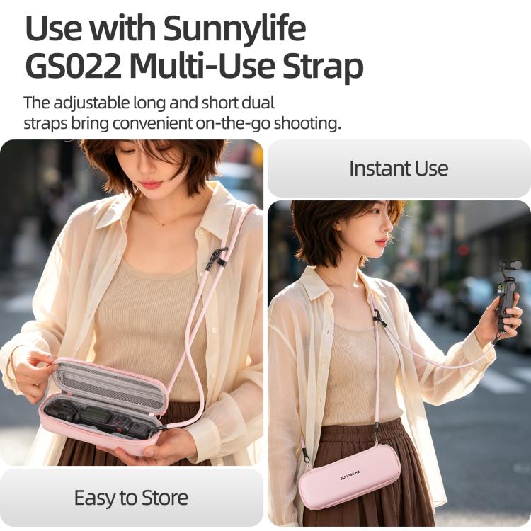 Sunnylife Colorful Protective Organizer Standard Combo Bag, For Insta360 Luna Ultra