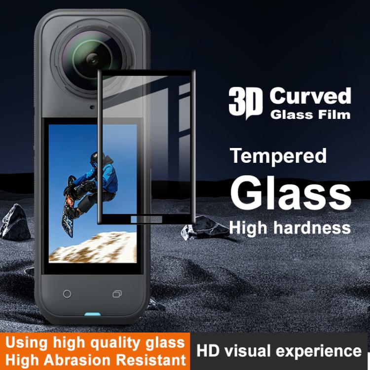 imak Action Camera 3D Curved Tempered Glass Film, For Insta360 X5