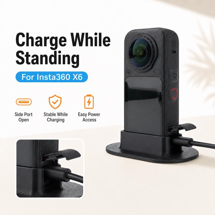 Extra-large Quick-Release Camera Desktop Non-Slip Base Mount, For Insta360 X6