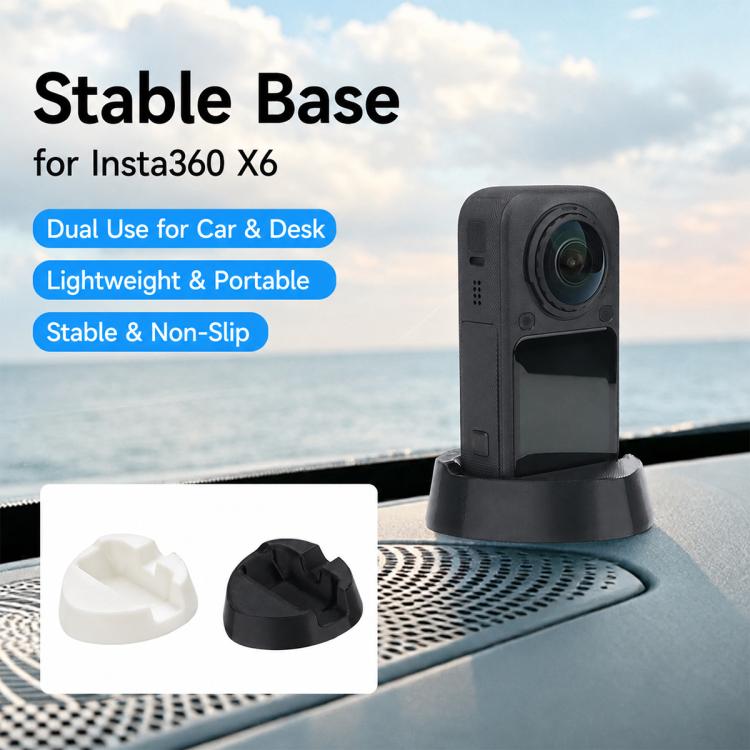 Silicone Camera Base Non-Slip Mount, For Insta360 X6