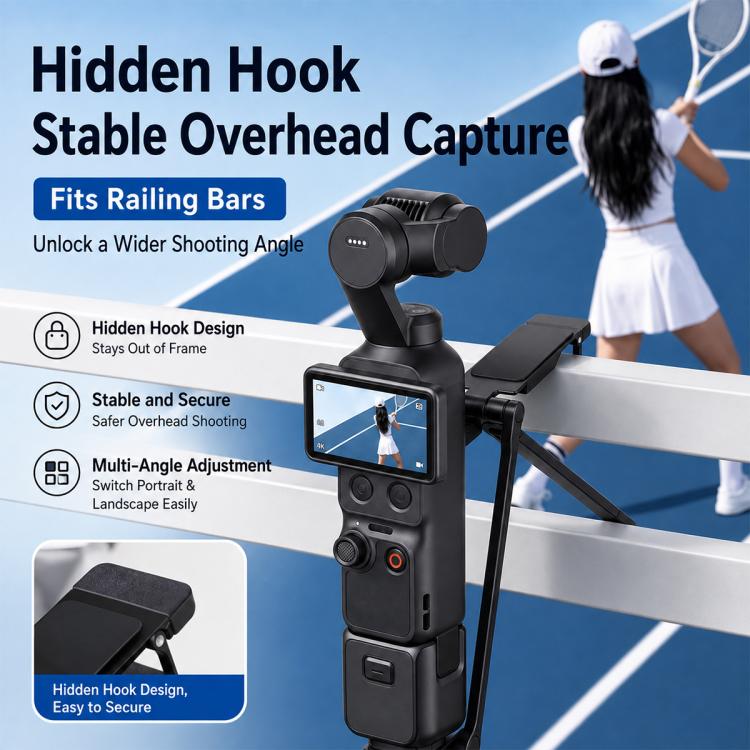 Magnetic Quick-Release Selfie Stick Tripod, For DJI Osmo Pocket 4P /4 / 3