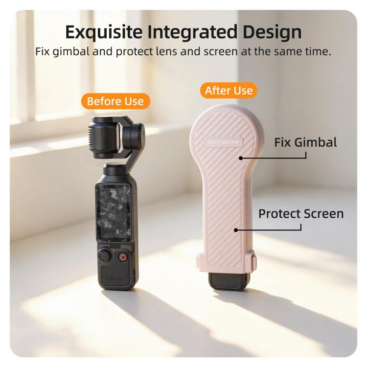 Sunnylife Bulb-Shaped Shock-proof Protective Cover with Filter Box, For DJI Osmo Pocket 4 / 3