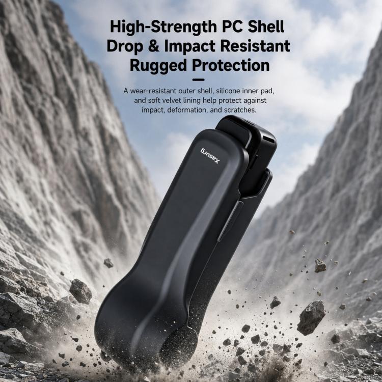 Xasurg Shock-proof Protective Cover with Storage Filter Box For DJI Osmo Pocket 4 / 3, Standard Set, Cover + Lanyard + Wrist Strap, Cover + Lanyard + Buckle