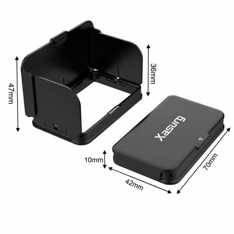 Xasurg Magnetic Sun Hood Foldable Screen Shade For DJI Action 6 / Insta Ace Pro / Ace Pro 2