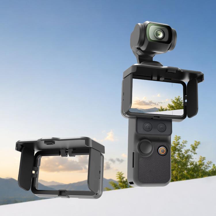 For DJI Osmo Pocket 4P / 4 / 3 Screen Shield Magnetic Folding Anti-Glare Sunshade Cover, Common Version, NFC Version