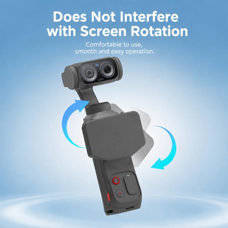 For Insta360 Luna Ultra / Pro Screen Shield Magnetic Folding Anti-Glare Sunshade Cover, Common Version, NFC Version