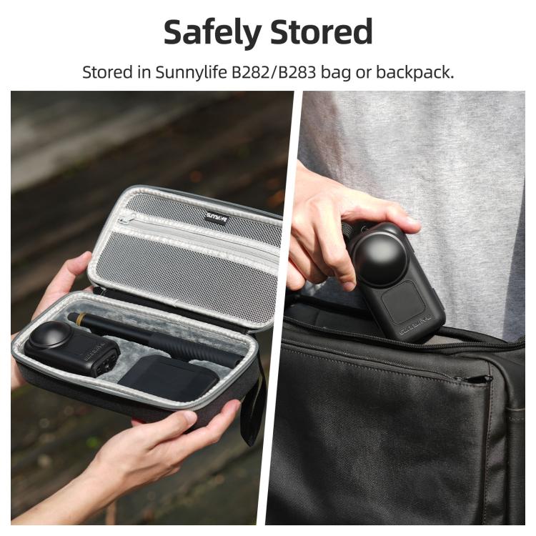 Sunnylife Integrated Lens Screen Protective Cover with Lanyard, For Insta360 X6
