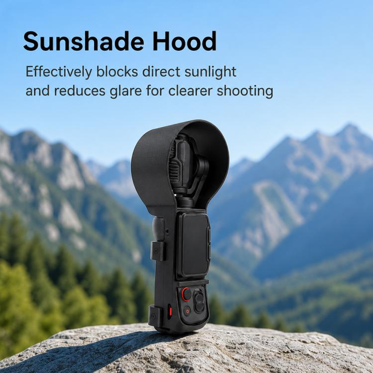 Scratch-Resistant Anti-Bump Snap Protective Frame Cover with Lens Hood, For Insta360 Luna Ultra