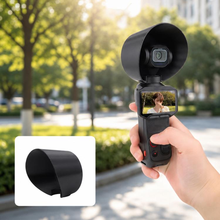 Camera Lens Hood Anti-Glare Sunshade, For Insta360 Luna Pro
