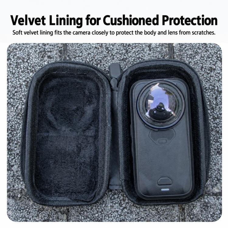 PU Hard Shell Carrying Storage Bag, For Insta360 X6