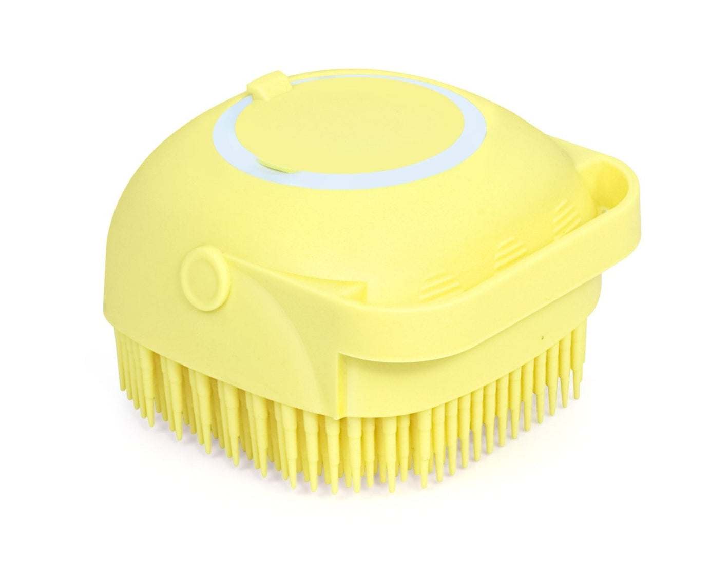 SILICONE MASSAGE BATH BODY BRUSH WITH SHAMPOO DISPENSER