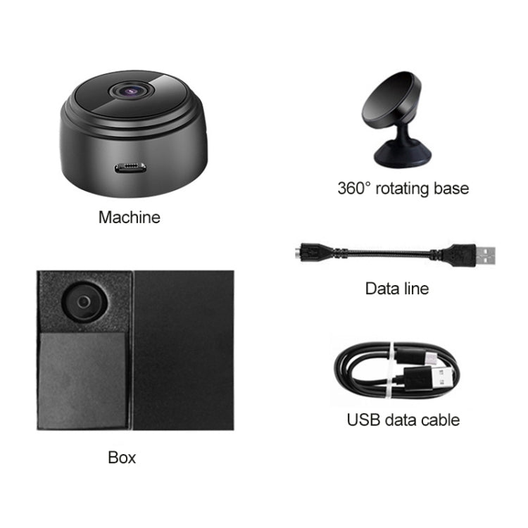 A9 720P Wifi Wireless Network Camera Wide-angle Recorder, A9 720P (Black), A9 720P (White)