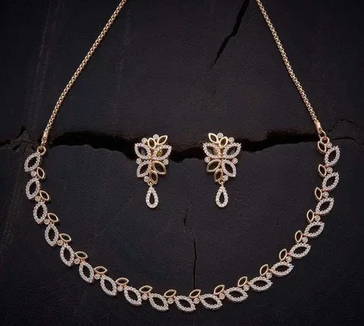 STONE NECKLACE WITH EARRING WOMAN JEWELLY SET