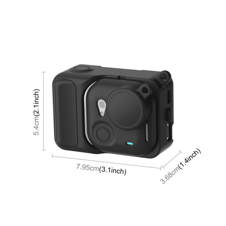 For Insta360 GO Ultra PULUZ 2 in 1 Silicone Expansion Module Body & Lens Cover, For Insta360 GO Ultra