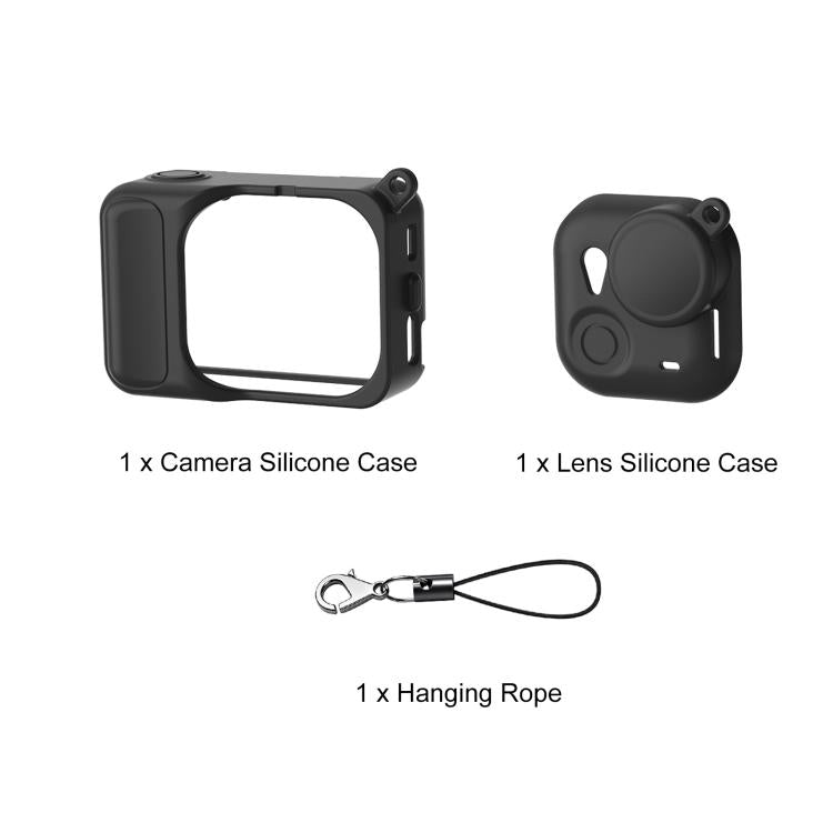 For Insta360 GO Ultra PULUZ 2 in 1 Silicone Expansion Module Body & Lens Cover, For Insta360 GO Ultra